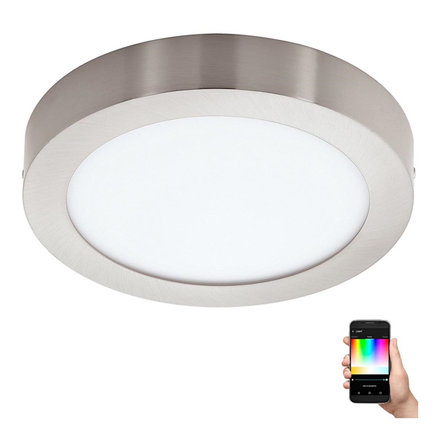 Eglo - Светодиодный потолочный RGBW-светильник с регулированием яркости FUEVA-C LED/21W/230V Bluetooth