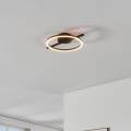 Eglo - Светодиодный потолочный RGBW-светильник с регулированием яркости LED/17W/230V 2700-6500K черный + дистанционное управление