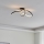 Eglo - Светодиодный потолочный RGBW-светильник с регулированием яркости LED/22W/230V 2700-6500K черный