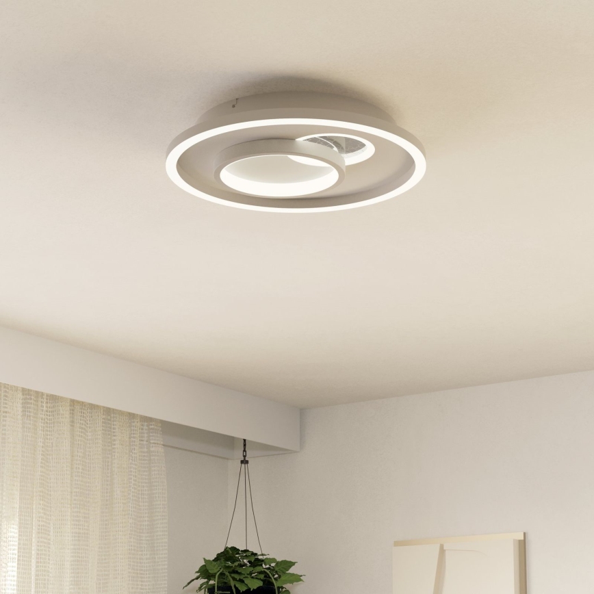 Eglo - Светодиодный потолочный светильник 1xLED/14W/230V + 1xLED/8,5W диаметр 38 см белый