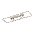 Eglo - Светодиодный потолочный светильник 3xLED/11,2W/230V матовый хром