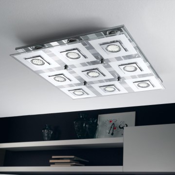 Eglo - Светодиодный потолочный светильник 9xGU10/3W/230V
