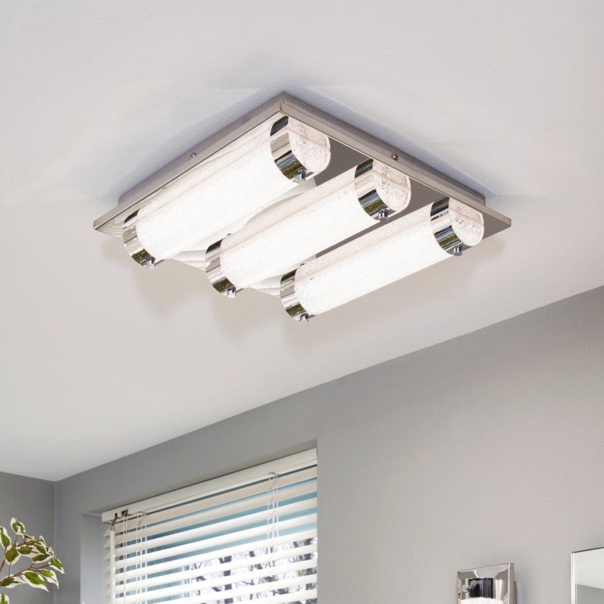 Eglo - Светодиодный потолочный светильник для ванной комнаты 3xLED/7W/230V IP44
