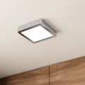 Eglo - Светодиодный потолочный светильник для ванной комнаты LED/11W/230V IP44 блестящий хром