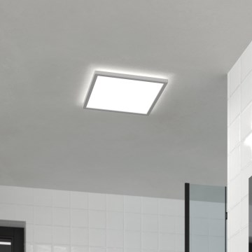 Eglo - Светодиодный потолочный светильник для ванной комнаты LED/17,6W/230V 2700K/4000K/6500K 39x39 см IP44 белый