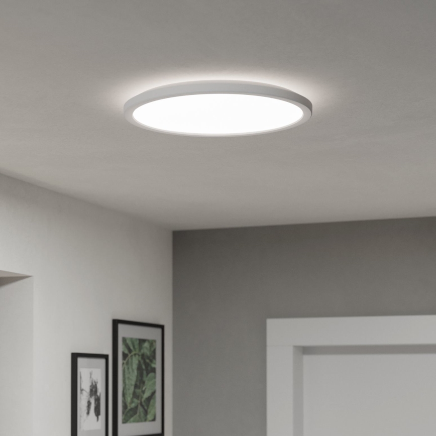 Eglo - Светодиодный потолочный светильник для ванной комнаты LED/18,5W/230V 2700/4000/6500K диаметр 38,9 см IP44 белый