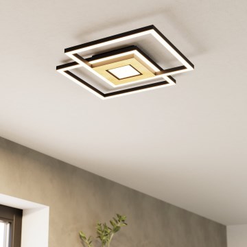 Eglo - Светодиодный потолочный светильник с регулированием яркости 2xLED/17W/230V +1xLED/4,2W 2700-6500K + дистанционное управление