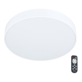 Eglo - Светодиодный потолочный светильник с регулированием яркости LED/18W/230V + пульт ДУ