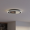 Eglo - Светодиодный потолочный светильник с регулированием яркости LED/20W/230V 2700-6500K черный + дистанционное управление