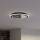Eglo - Светодиодный потолочный светильник с регулированием яркости LED/20W/230V 2700-6500K черный + дистанционное управление
