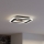 Eglo - Светодиодный потолочный светильник с регулированием яркости LED/20W/230V 2700-6500K черный + дистанционное управление