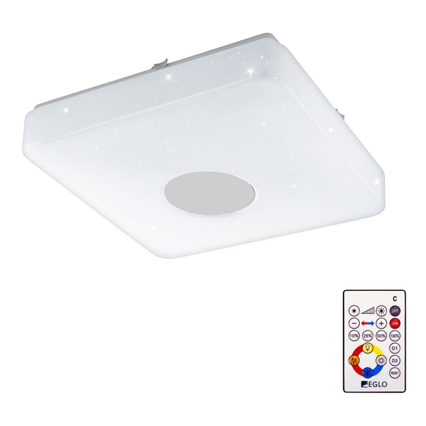 Eglo - Светодиодный потолочный светильник с регулированием яркости LED/20W/230V + дистанционное управление