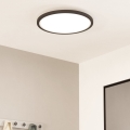 Eglo - Светодиодный потолочный светильник с регулированием яркости LED/33,5W/230V диаметр 45 см черный