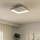 Eglo - Светодиодный потолочный светильник с регулированием яркости LORETELLO LED/12W/230V белый + дистанционное управление