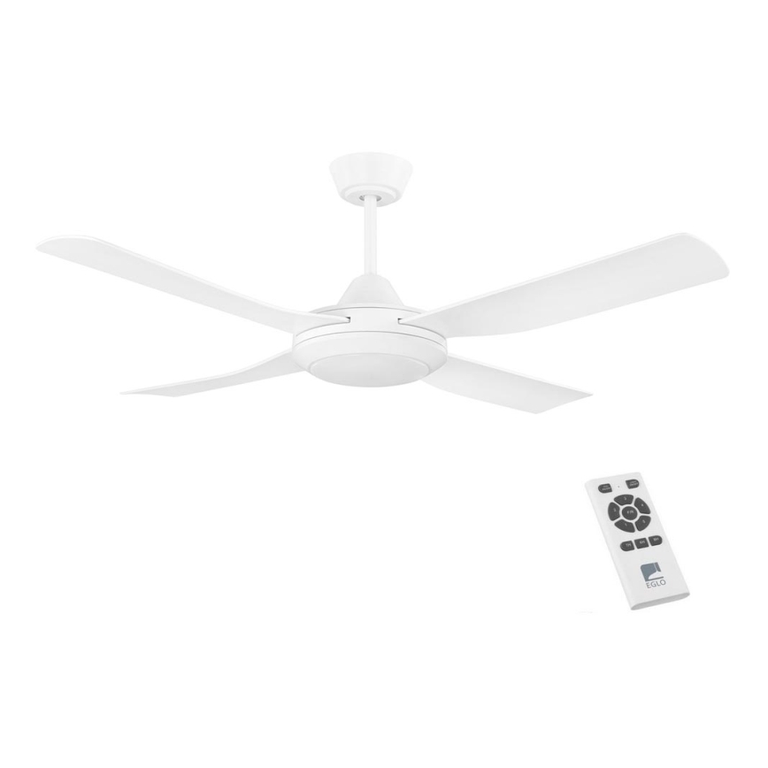 Eglo - Светодиодный потолочный вентилятор LED/20W/230V белый + дистанционное управление
