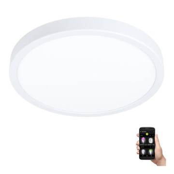 Eglo - Светодиодный регулируемый потолочный светильник для ванной комнаты LED/19,5 Вт/230 В 2700-6500K IP44 ZigBee