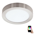Eglo - Светодиодный RGBW потолочный светильник с диммером FUEVA-C LED/15,6 Вт/230 В Bluetooth