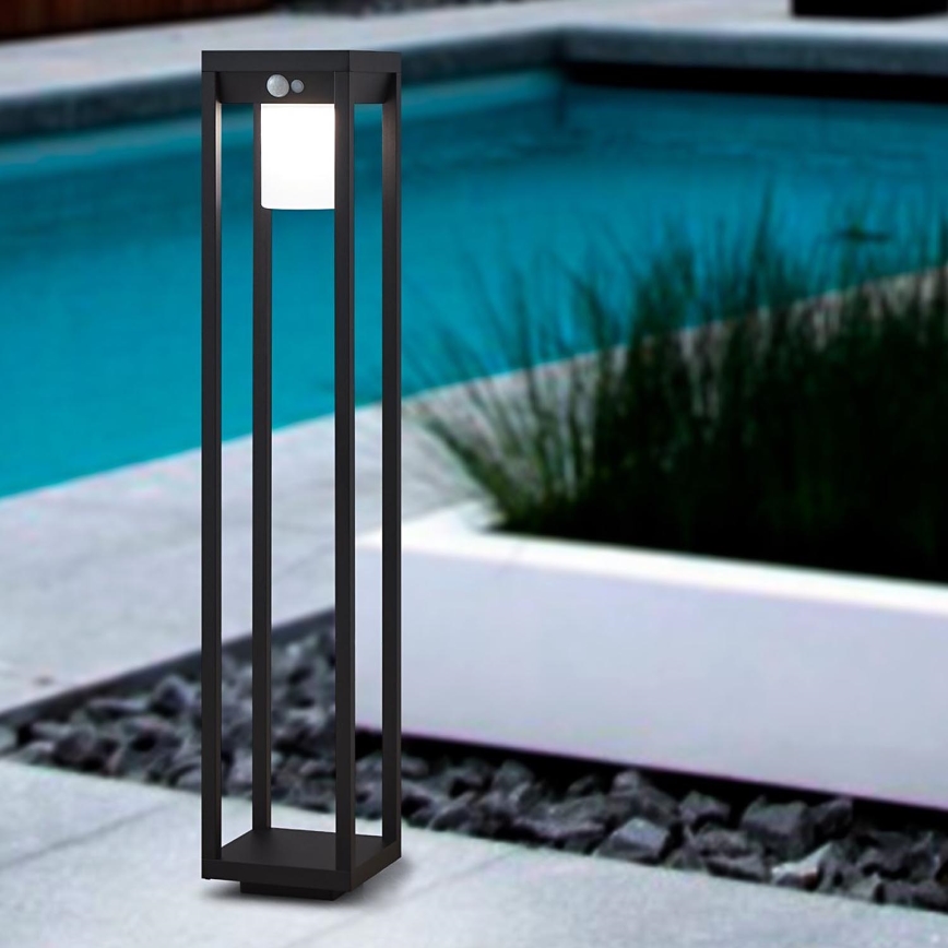 Eglo - Светодиодный светильник на солнечной батарее с датчиком LED/3,7W/3,7V 2000 mAh IP44