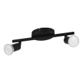 Eglo - Светодиодный точечный светильник 2xGU10/2,8W/230V 3000K черный