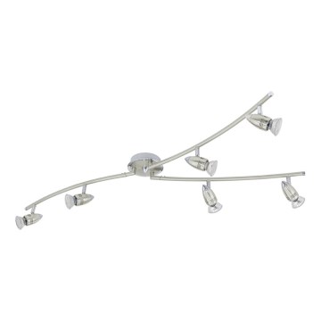 Eglo - Светодиодный точечный светильник 6xGU10/3W/230V