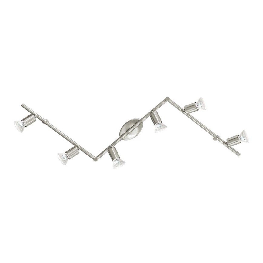 Eglo - Светодиодный точечный светильник 6xGU10-LED/2,8W/230V