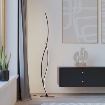 Eglo - Светодиодный торшер LED/20W/230V 4000K черный