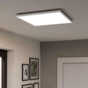 Eglo - Светодиодный уличный потолочный RGBW-светильник с регулированием яркости LED/17W/230V 2700-6500K 50x50 см IP44 белый ZigBee