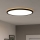 Eglo - Светодиодный уличный потолочный светильник LED/16,8W/230V 2700/4000/6500K диаметр 50 см IP44 черный