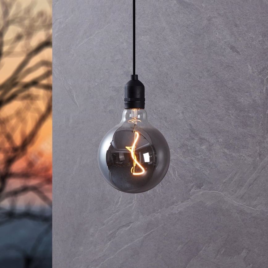 Eglo - Светодиодный уличный подвесной светильник LED/0,06W/6V 4xAA IP44 серый