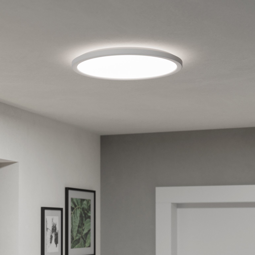 Eglo - Светодиодный уличный потолочный светильник с регулированием яркости LED/18,5W/230V 2700-6500K диаметр 38,9 см IP44 белый + дистанционное управление