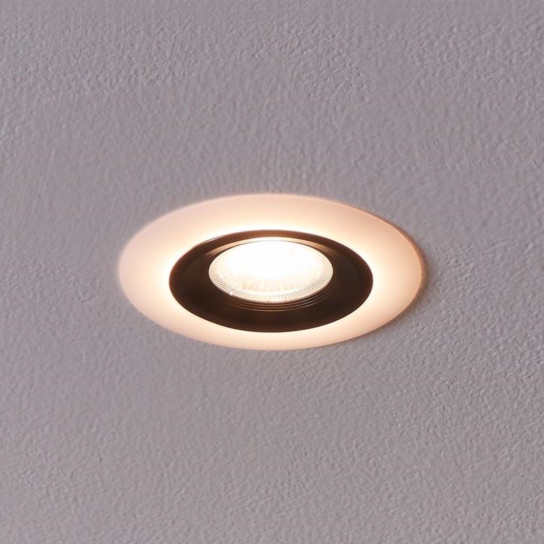 Eglo - Светодиодный встроенный светильник LED/4,8W/230V черный