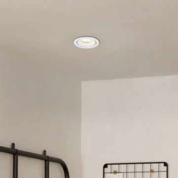 Eglo - Светодиодный встроенный светильник с регулированием яркости LED/4,9W/230V белый