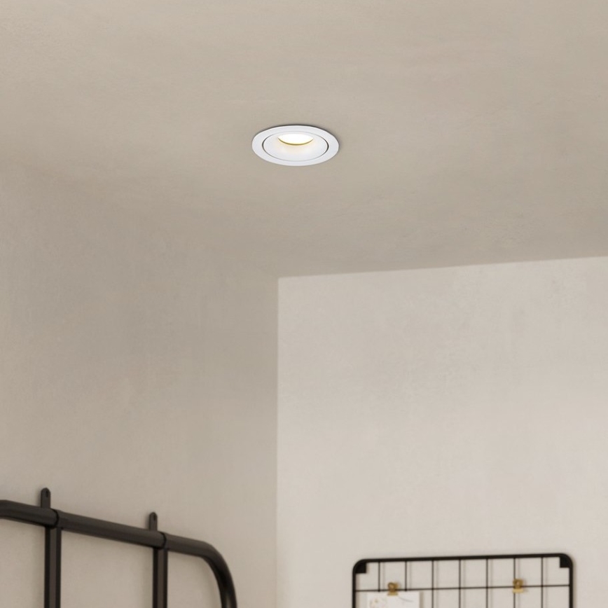 Eglo - Светодиодный встроенный светильник с регулированием яркости LED/4,9W/230V белый