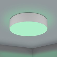 Eglo - Светодиодный потолочный RGBW-светильник с регулированием яркости LED/35W/230V 2700-6500K серый