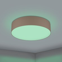 Eglo - Светодиодный потолочный RGBW-светильник с регулированием яркости LED/35W/230V 2700-6500K коричневый