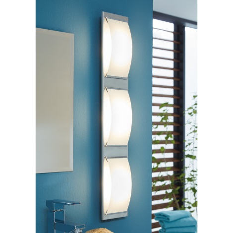 Eglo - Светодиодный потолочный светильник для ванной комнаты 3xLED/5,4W/230V IP44