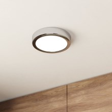 Eglo - Светодиодный потолочный светильник для ванной комнаты LED/11W/230V IP44 хром