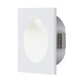 Eglo - Светодиодный светильник для подсветки лестницы 1xLED/2W/230V белая