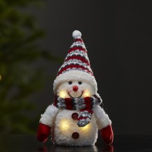 Eglo - Светодиодное рождественское украшение 4xLED/0,06W/3xAAA снеговик