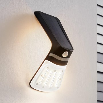 Eglo - Світильник на сонячній батареї з датчиком LED/2W/3,7V IP44
