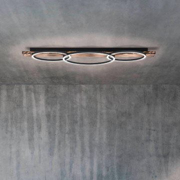 Eglo - Світильник стельовий LED 2xLED/12W/230V + LED/12W