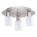 Eglo - Світильник стельовий LED MY CHOICE 3xE14/4W/230V матовий хром/білий