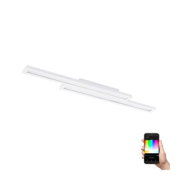 Eglo - Світильник стельовий LED RGB з регулюванням яскравості SALITERAS-C 2xLED/10W/230V