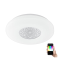 Eglo - Світильник стельовий настінний світлодіодний RGBW з димером CAPASSO-C LED/17W/230V