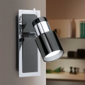Eglo - світильник точковий LED 1xGU10/5W/230V чорний