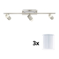 Eglo - Світильник точковий LED MY CHOICE 3xE14/40W/230V матовий хром/білий