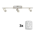 Eglo - Світильник точковий LED MY CHOICE 3xE14/40W/230V матовий хром/білий