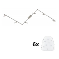 Eglo - Світильник точковий LED MY CHOICE 6xE14/4W/230V матовий хром/білий