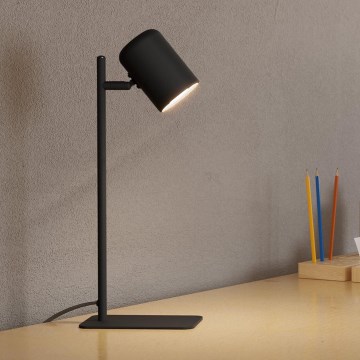 Eglo - Світлодіодна настільна лампа 1xGU10/4,5W/230V чорний
