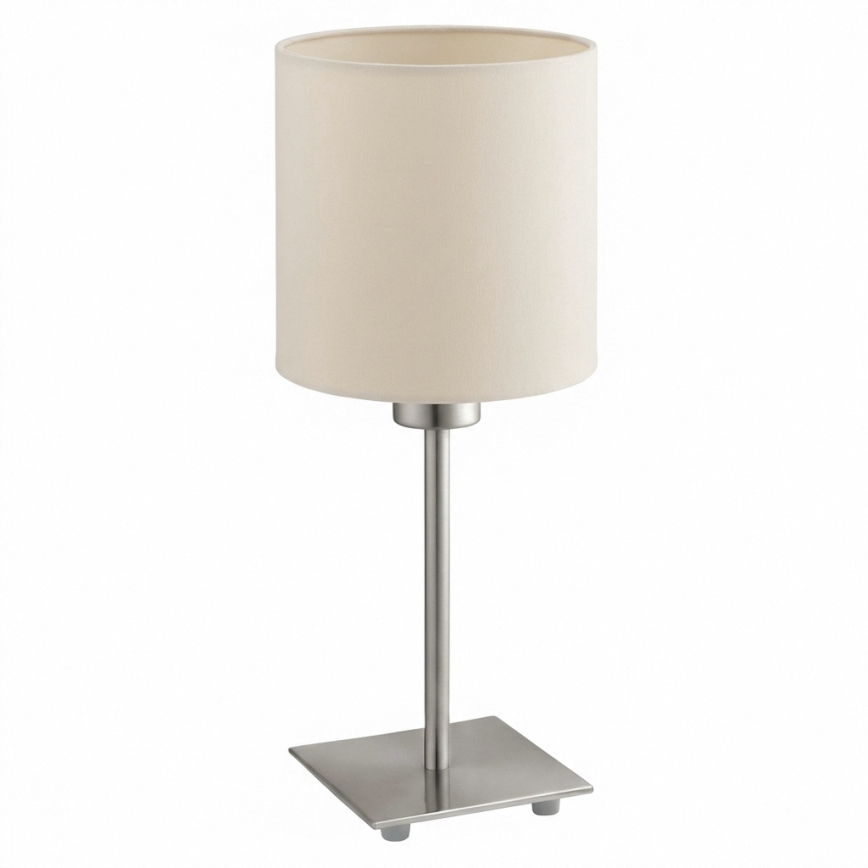 Егло - світлодіодна настільна лампа ТУНЯ 1хЕ27/60 Вт/230 В кремова